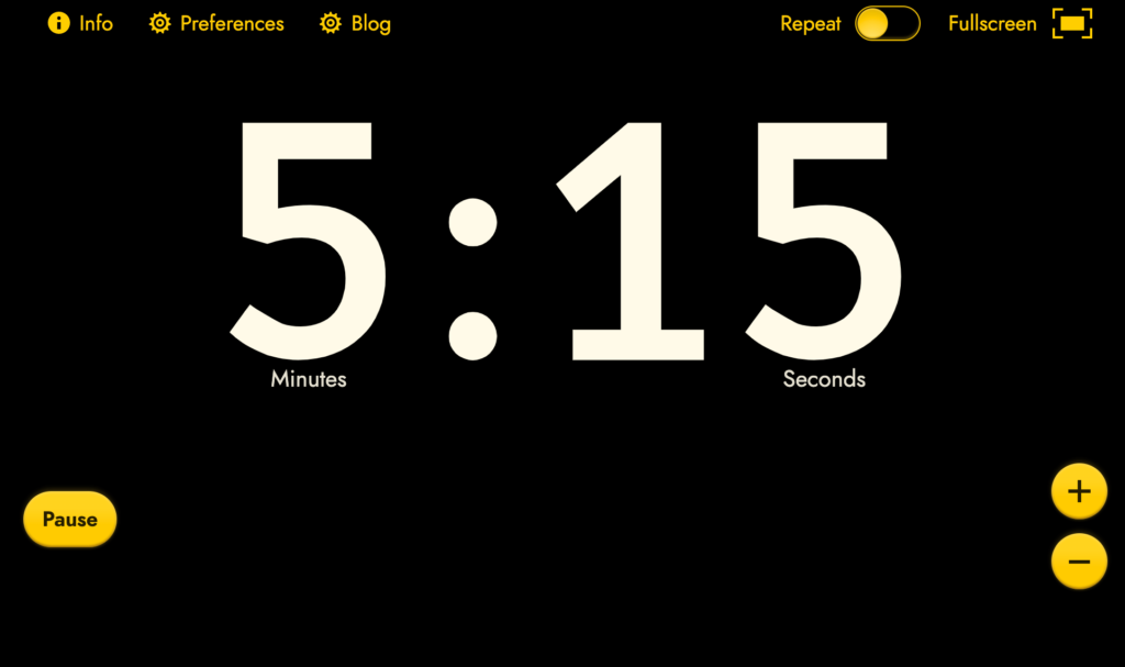 Big Timer 線上全螢幕倒數計時器,可自由設定時間長短!免費網頁版 Big Timer 線上全螢幕倒數計時器,可自由設定時間長短!免費網頁版