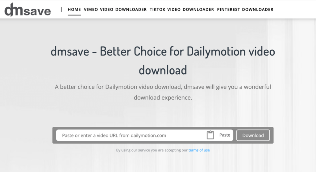 dmsave：Dailymotion 影片下載器