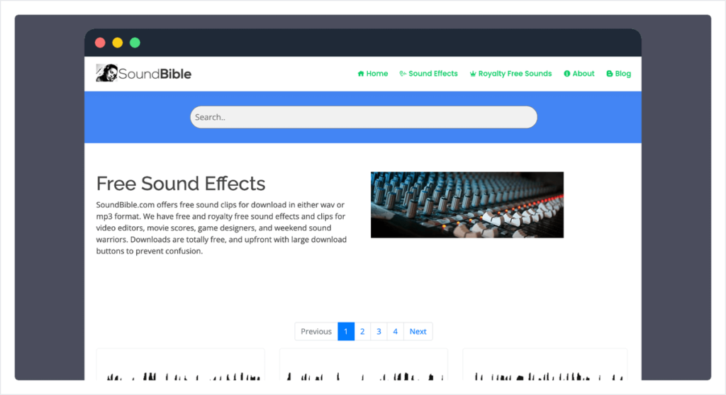 SoundBible 免費音效素材庫