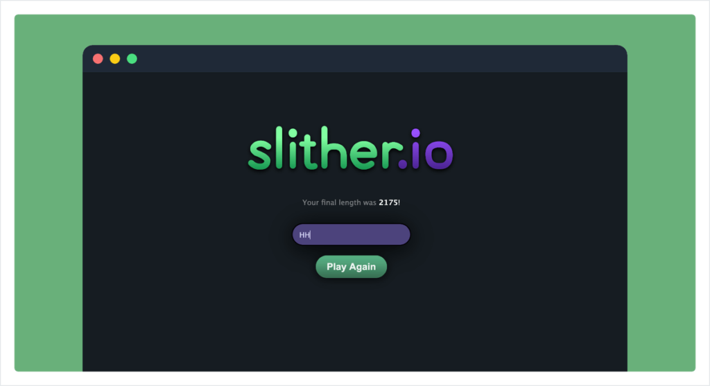 slither.io 網頁版貪食蛇，多人線上連線遊戲！