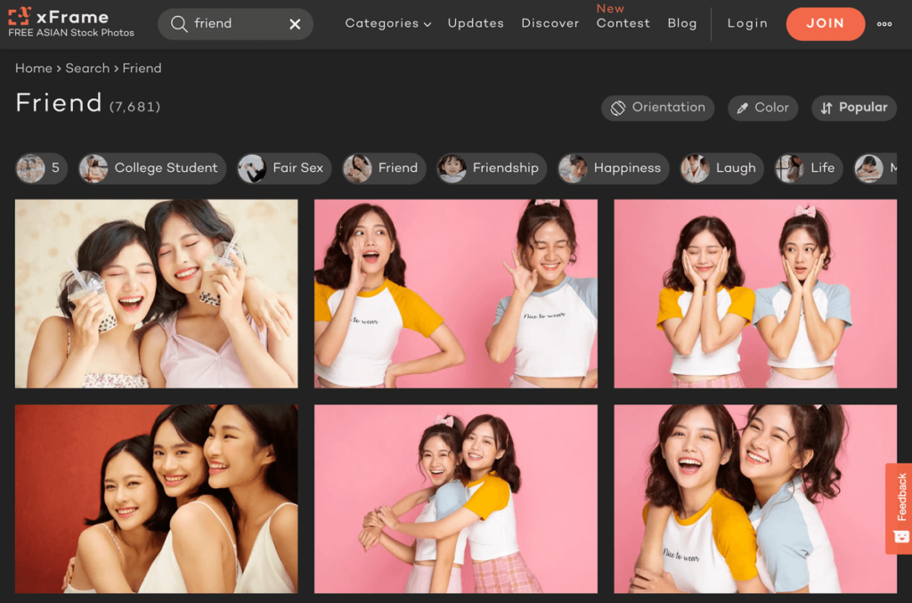 xFrame 超優免費日本圖庫，人物都是亞洲臉孔！高畫質可個人用