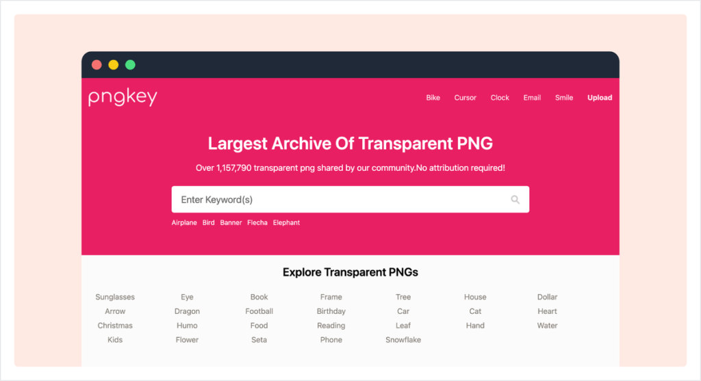PNGkey 免費透明背景PNG圖片圖庫