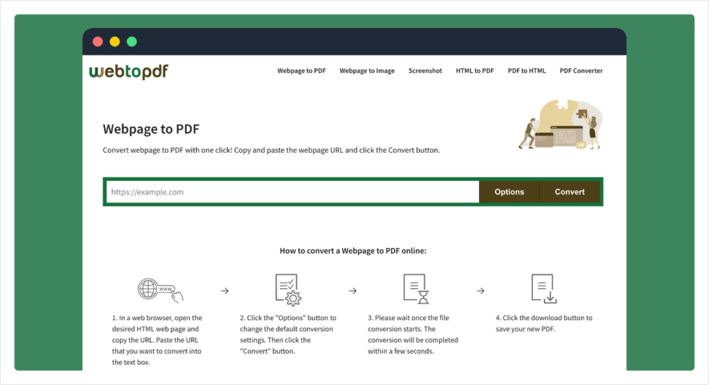 WebtoPDF 線上將網頁轉成PDF檔免安裝