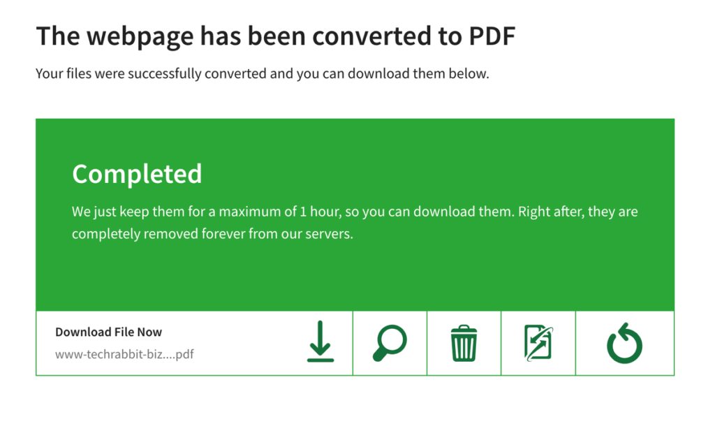 WebtoPDF 線上將網頁轉成PDF檔免安裝，可設定擷取畫面長寬尺寸