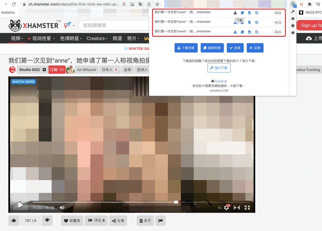 xHamster 影片如何下載？一鍵下載 xHamster 成人影片！教學