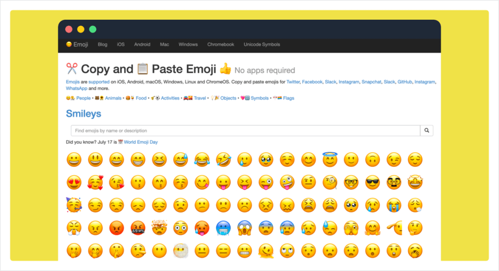 Get Emoji 表情符號，表情圖案大全