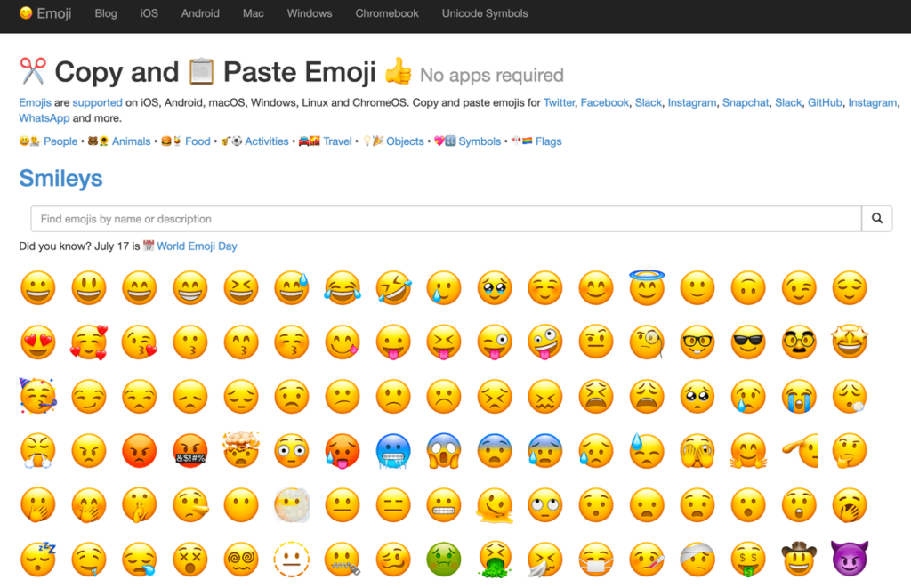 Get Emoji  表情符號與圖案