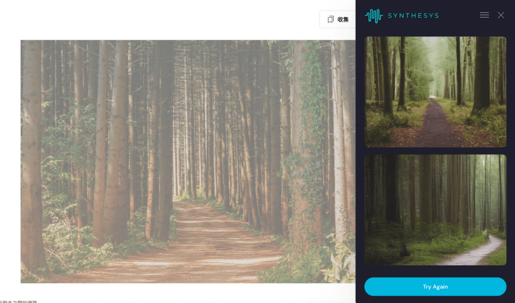 Synthesys X 由AI人工智慧生成圖片，能將任何照片轉成相似圖片！