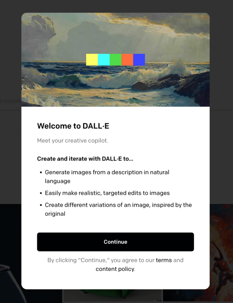 DALL·E 2 透過文字描述讓人工智慧AI替你創作免費圖片！