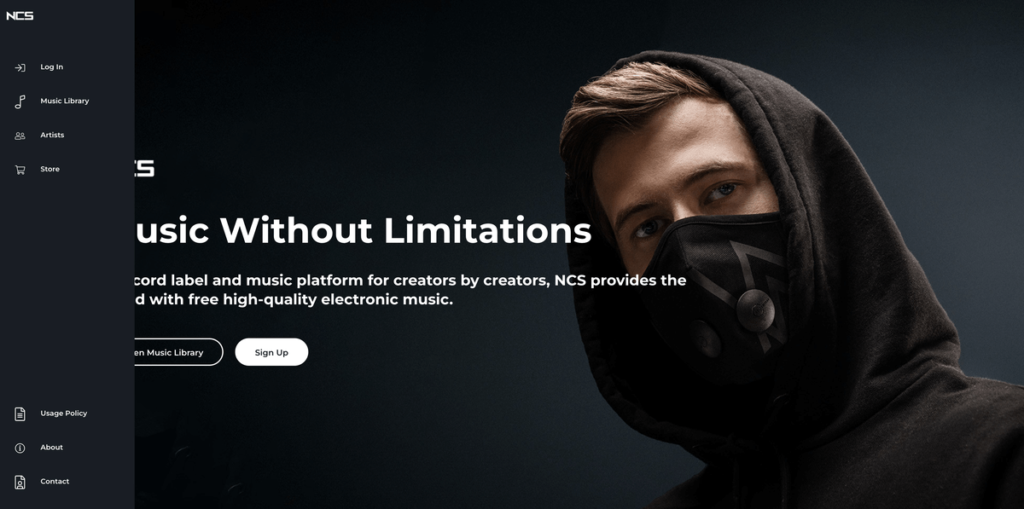 NCS 免費高質感音樂素材網站平台