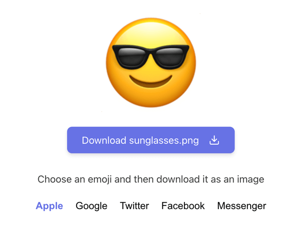 Emoji to image 快速下載表情符號圖案PNG 圖片，支援各種社交網站表情貼圖