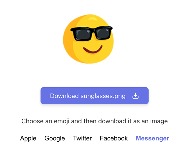 Emoji to image 快速下載表情符號圖案PNG 圖片，支援各種社交網站表情貼圖