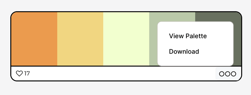 Colors UI 線上調色盤，網站網頁配色參考工具