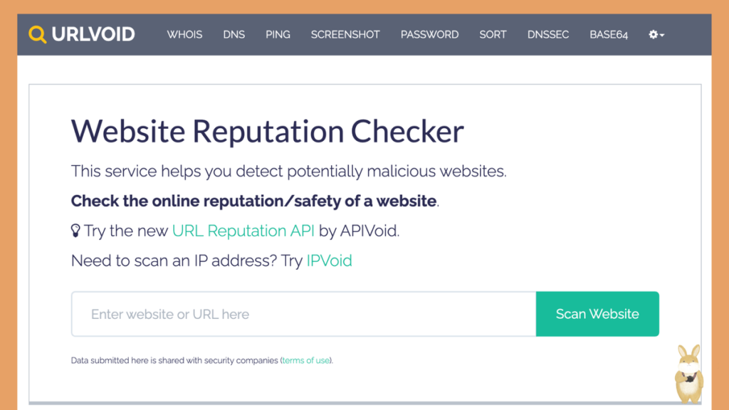URLVoid 網站安全檢測引擎