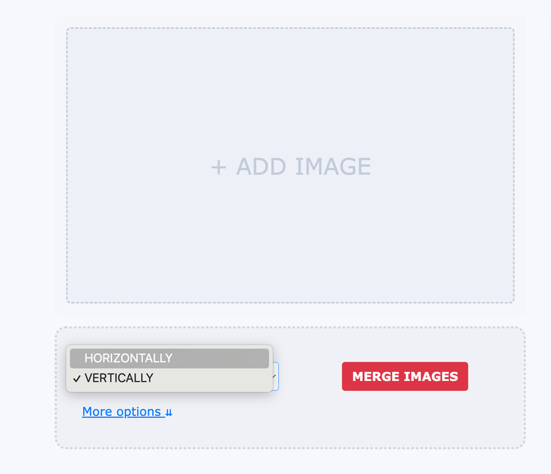 Imageonline.co 簡單的照片拼貼工具，將多張圖片合成一張，可選垂直跟水平