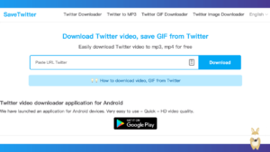 SaveTwitter 下載 X（Twitter）影片與GIF 圖片