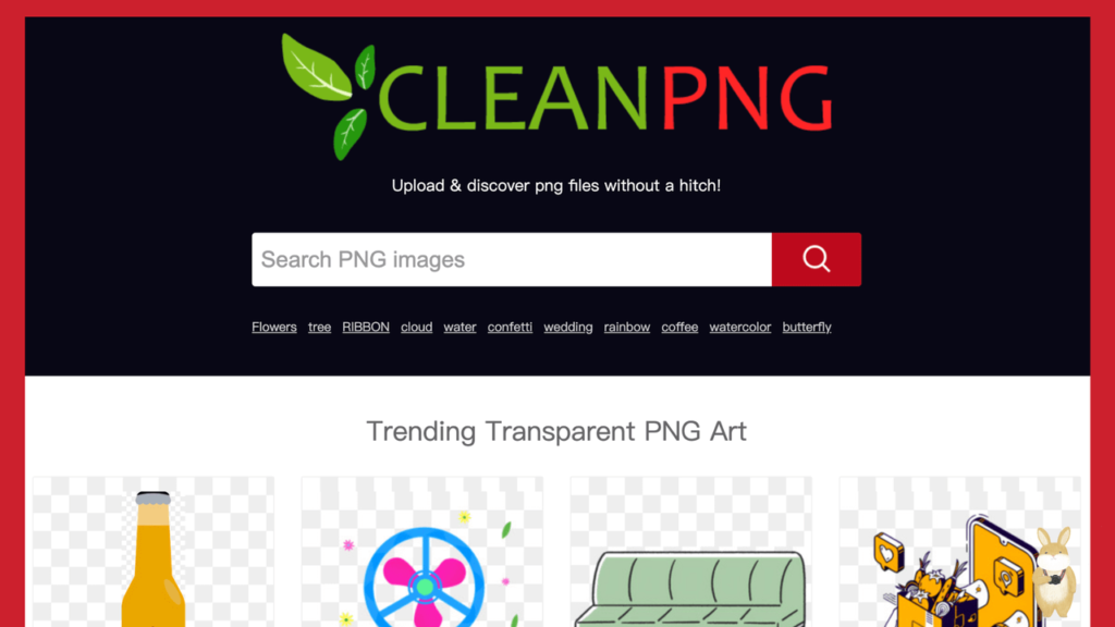 CleanPNG 百萬張透明背景 PNG 圖片素材免費下載