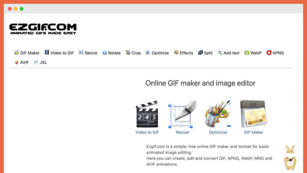 EZGIF 線上將MP4影片轉 GIF 動圖