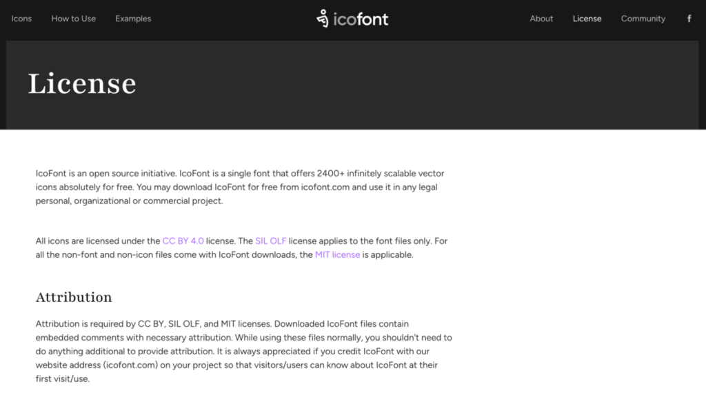 IcoFont 免費圖示字型下載網站，超過2400個免費圖示並支援 SVG 下載