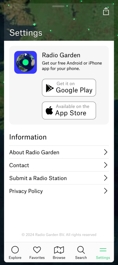 Radio Garden 免費線上收聽世界各國廣播電台，包括台灣美國英國！音樂新聞電台都有