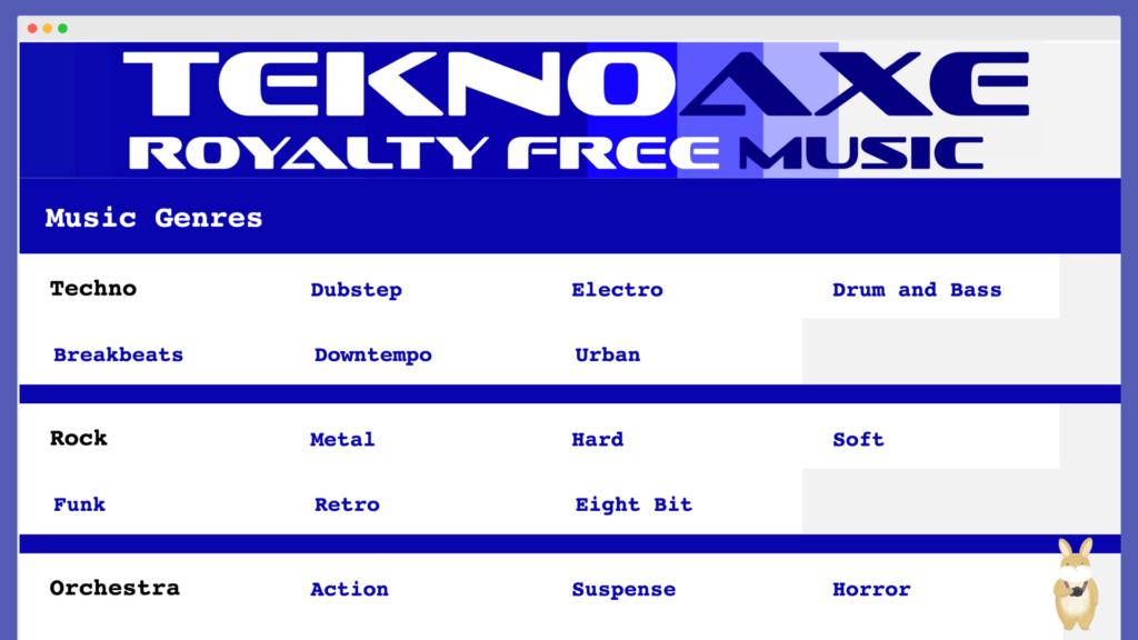 TeknoAXE 超過2000首免版稅音樂免費下載