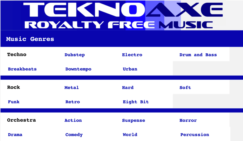 TeknoAXE 超過2000首免版稅音樂免費下載，創用 CC 授權可商用