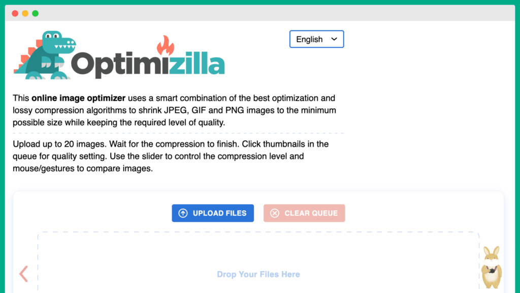 Optimizilla 免費線上圖片壓縮工具