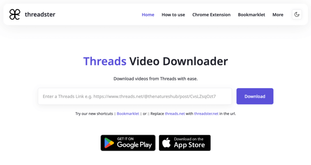 Threads 影片如何下載？Threadster 一鍵下載 Threads 貼文影片