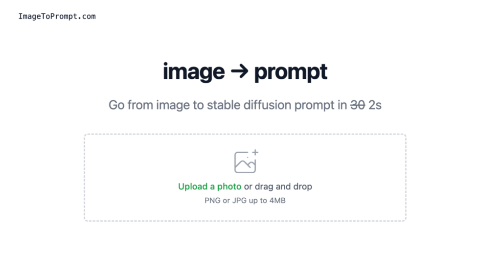 ImagetoPrompt  將圖片轉成 Prompt 描述文字，用於 AI 生成新圖片
