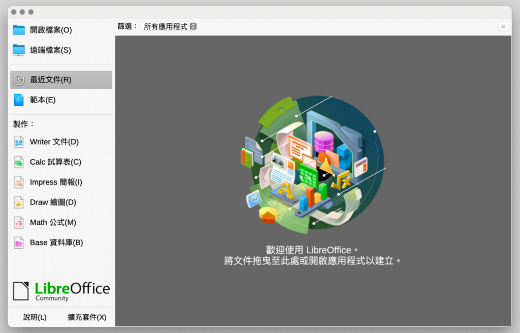 LibreOffice 中文設定：將 MAC 上的 LibreOffice 改成繁體中文版