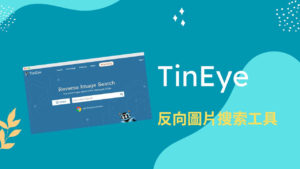 TinEye 以圖找圖反向圖片搜索工具