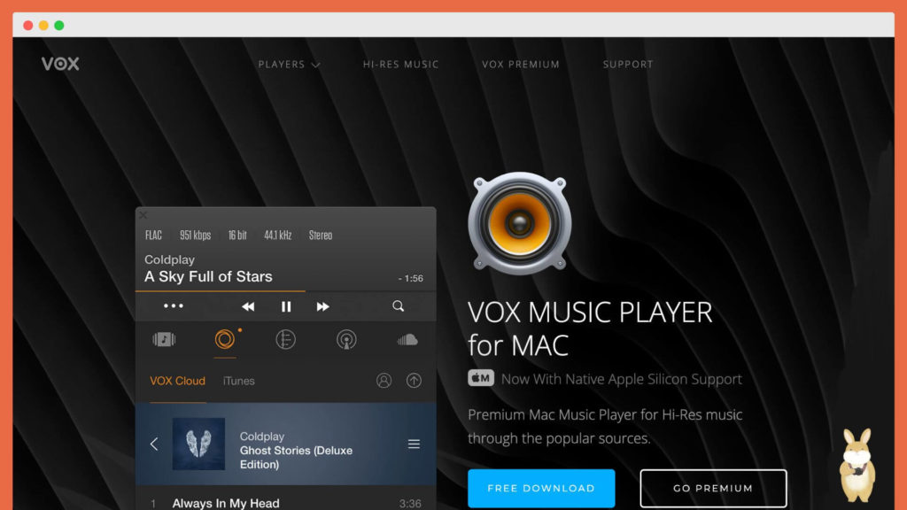 Vox Music Player 免費 MAC 音樂播放器