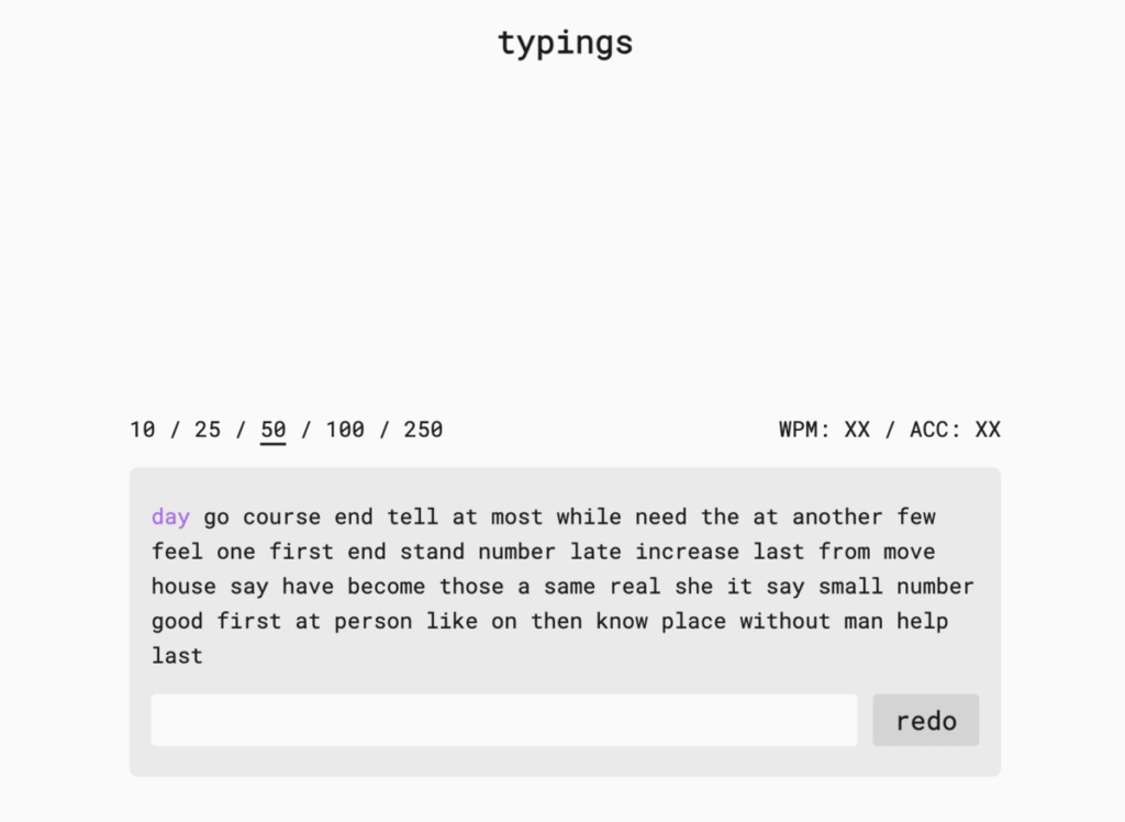 typings.gg 簡易線上英打練習網站,提升打字速度!網頁版 typings.gg 簡易線上英打練習網站,提升打字速度!網頁版