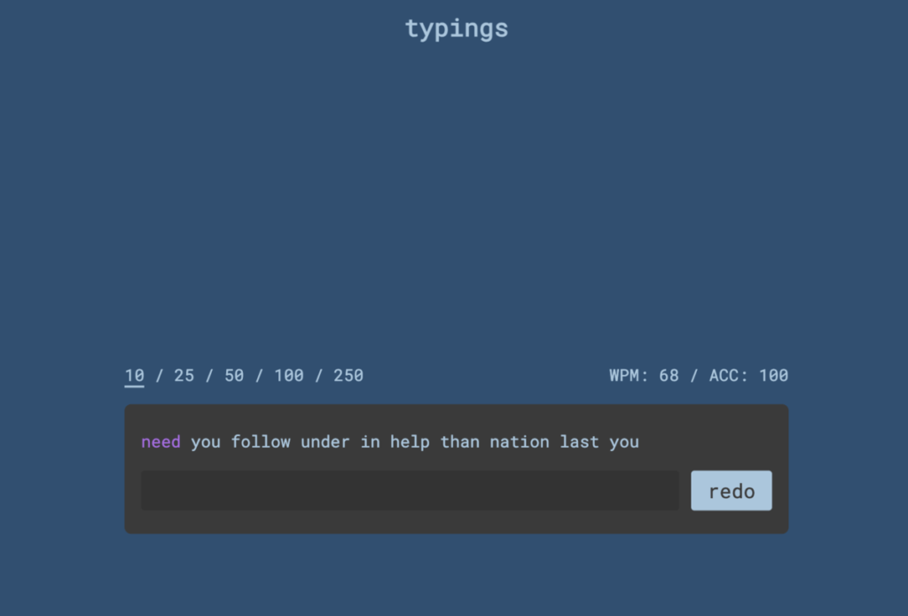 typings.gg 簡易線上英打練習網站,提升打字速度!網頁版 typings.gg 簡易線上英打練習網站,提升打字速度!網頁版