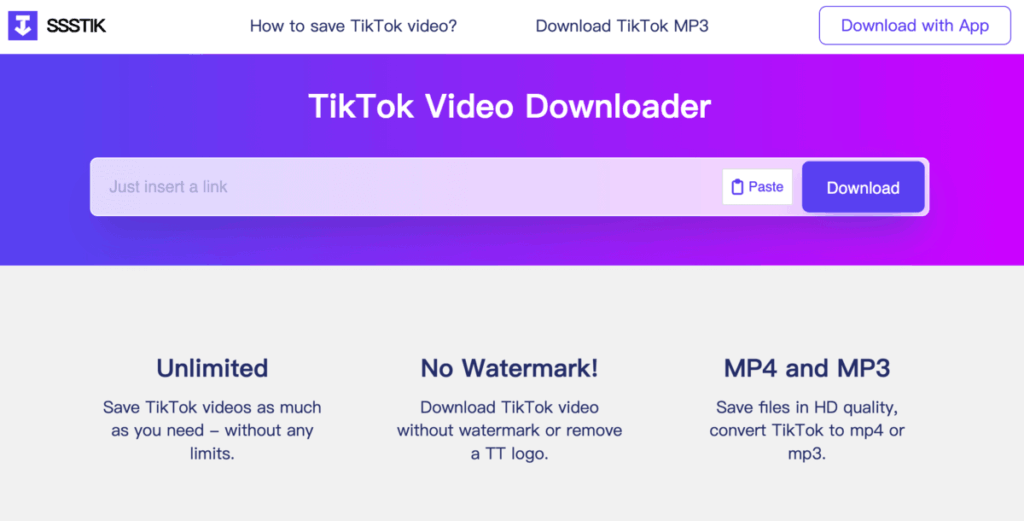 SSSTik 免費抖音 TikTok 影片下載工具,無浮水印高畫質 MP4 下載 SSSTik 免費抖音 TikTok 影片下載工具,無浮水印高畫質 MP4 下載