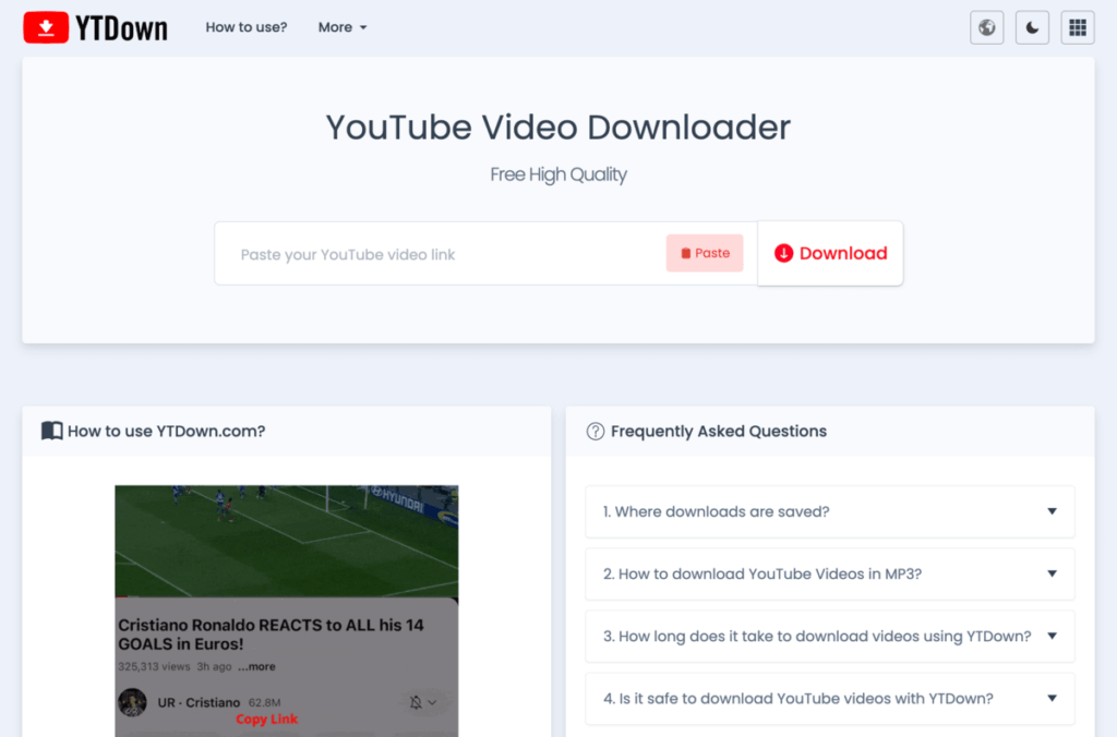 YTDown 免費 YouTube 影片音樂下載工具,支援高畫質1080P MP4 線上下載! YTDown 免費 YouTube 影片音樂下載工具,支援高畫質1080P MP4 線上下載!