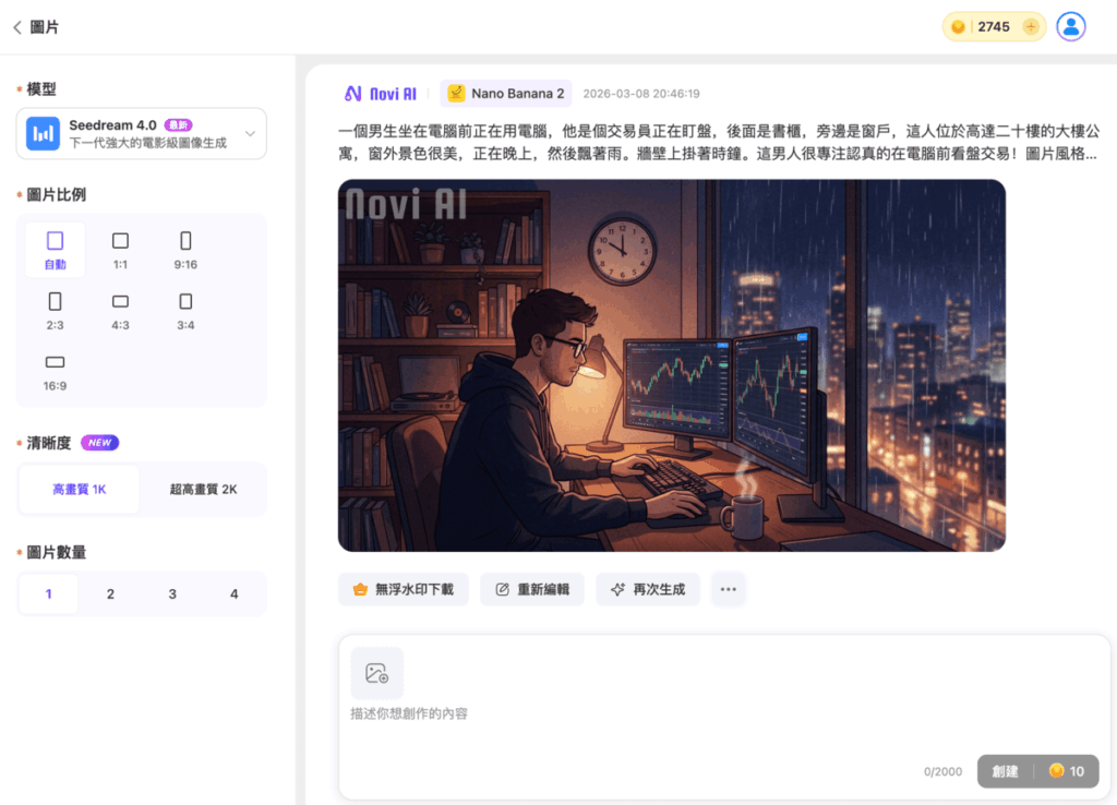 超強 AI 影片圖片生成工具！Novi AI 一鍵將腳本變成高質感影片與短視頻！