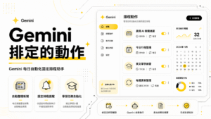 Gemini 排定的動作:讓 Gemini 每天自動化整理新聞、排程與學習任務 Gemini 排定的動作:讓 Gemini 每天自動化整理新聞、排程與學習任務