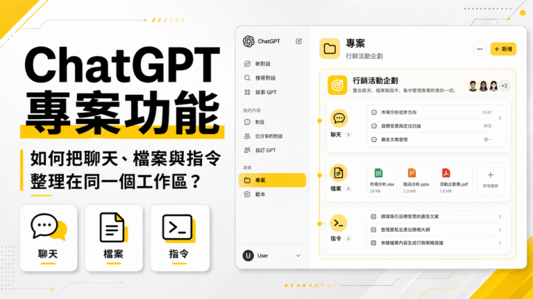 ChatGPT 專案功能教學