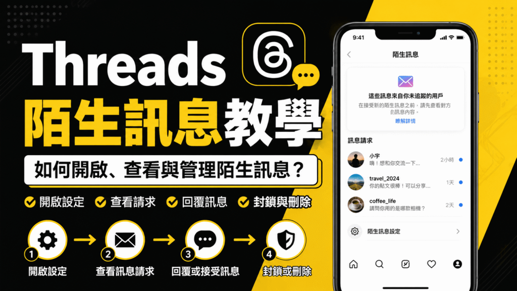 Threads 陌生訊息教學：「脆」陌生訊息怎麼看？如何設定權限？