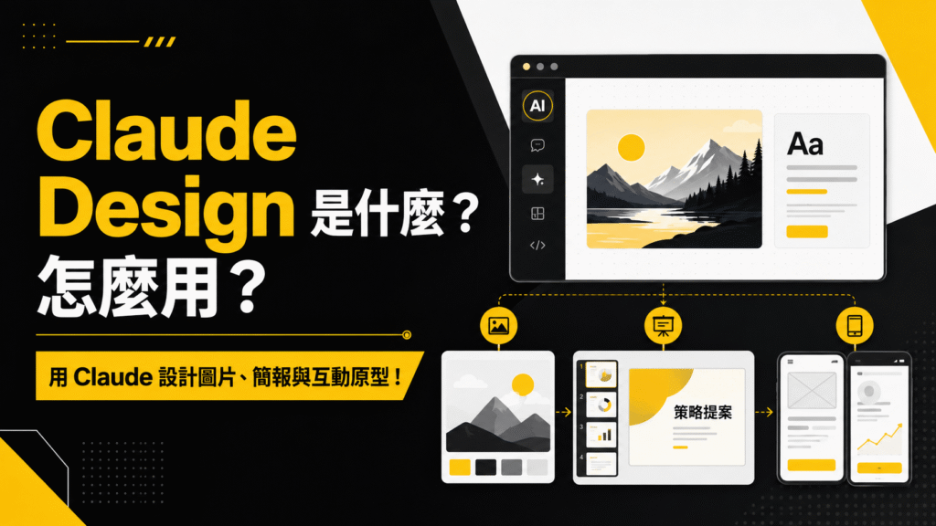 Claude Design 是什麼?怎麼用?用 Claude 設計圖片、簡報與互動原型!教學 Claude Design 是什麼?怎麼用?