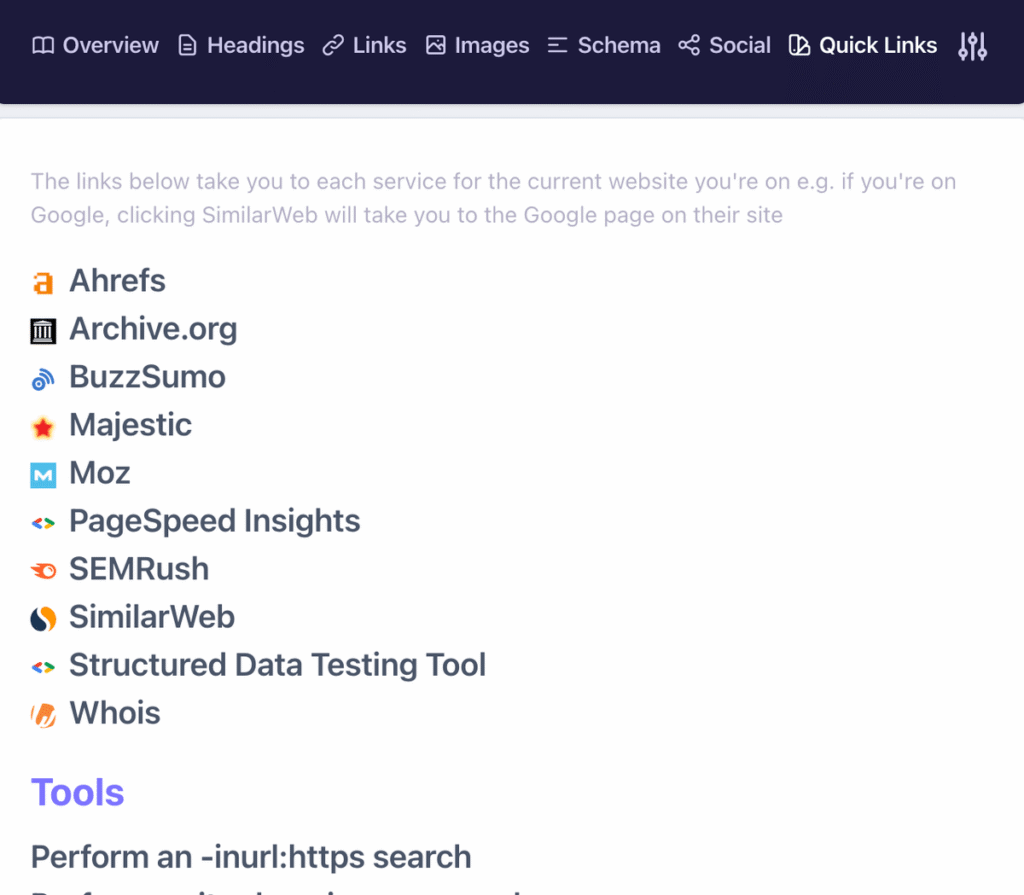 Detailed SEO Extension 查看網頁 H標籤、連結與 Schema!SEO 分析工具 Detailed SEO Extension 查看網頁 H標籤、連結與 Schema!SEO 分析工具