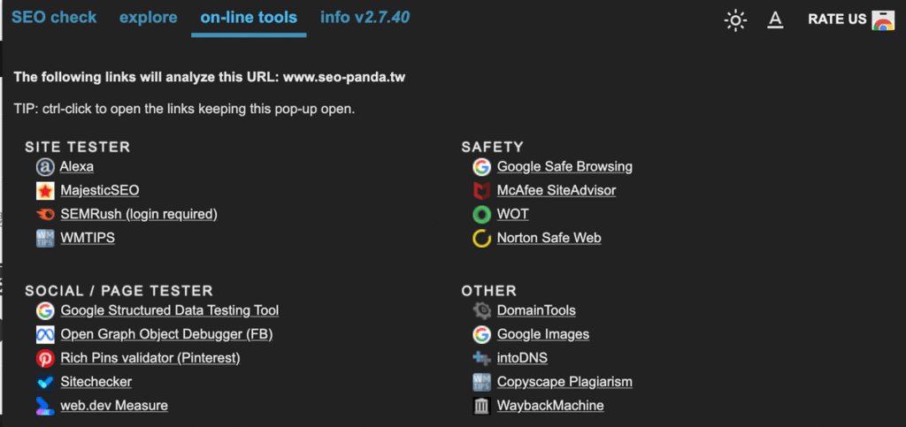 META SEO inspector 超好用SEO網頁分析工具,可顯示文章結構、網頁標籤 META SEO inspector 超好用SEO網頁分析工具,可顯示文章結構、網頁標籤