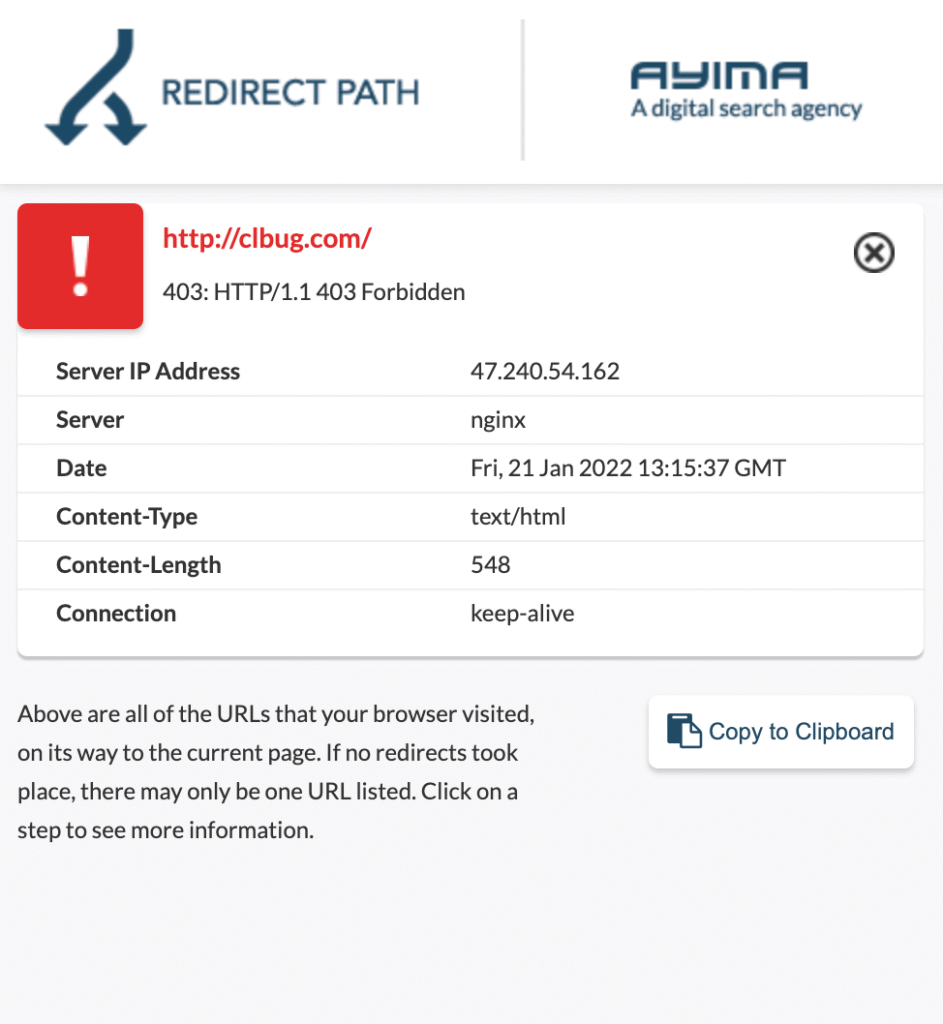 Redirect Path 一鍵查詢 HTTP Status Code 狀態碼跟 Headers 標頭(Chrome) Redirect Path 一鍵查詢 HTTP Status Code 狀態碼跟 Headers 標頭(Chrome)